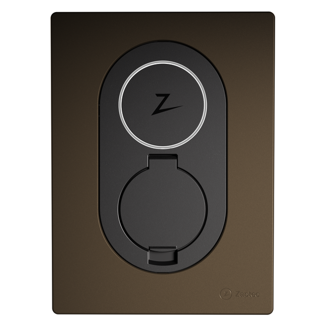 Zaptec Go - Type 2 Laadpaal met Socket - Tot 22 KW - 4G & Wifi Wood Brown