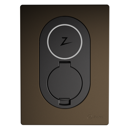 Zaptec Go - Type 2 Laadpaal met Socket - Tot 22 KW - 4G & Wifi Wood Brown