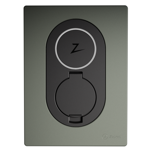 Zaptec Go - Type 2 Laadpaal met Socket - Tot 22 KW - 4G & Wifi Moss Green